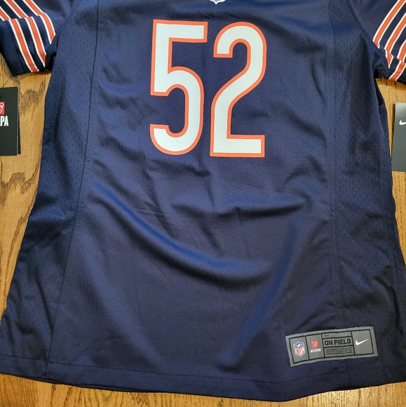 NFL Bears 52 KHALIL MACK on field jersey NIKE official NELPA women large NWT - Picture 6 of 15